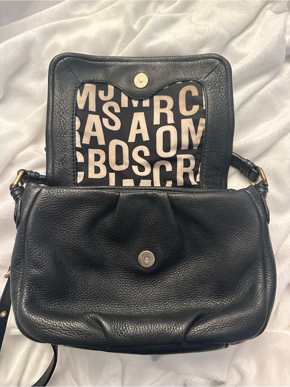 Marc by Marc Jacobs Classic Q Black Leather Standard Supply Bag - Picture 14 of 16